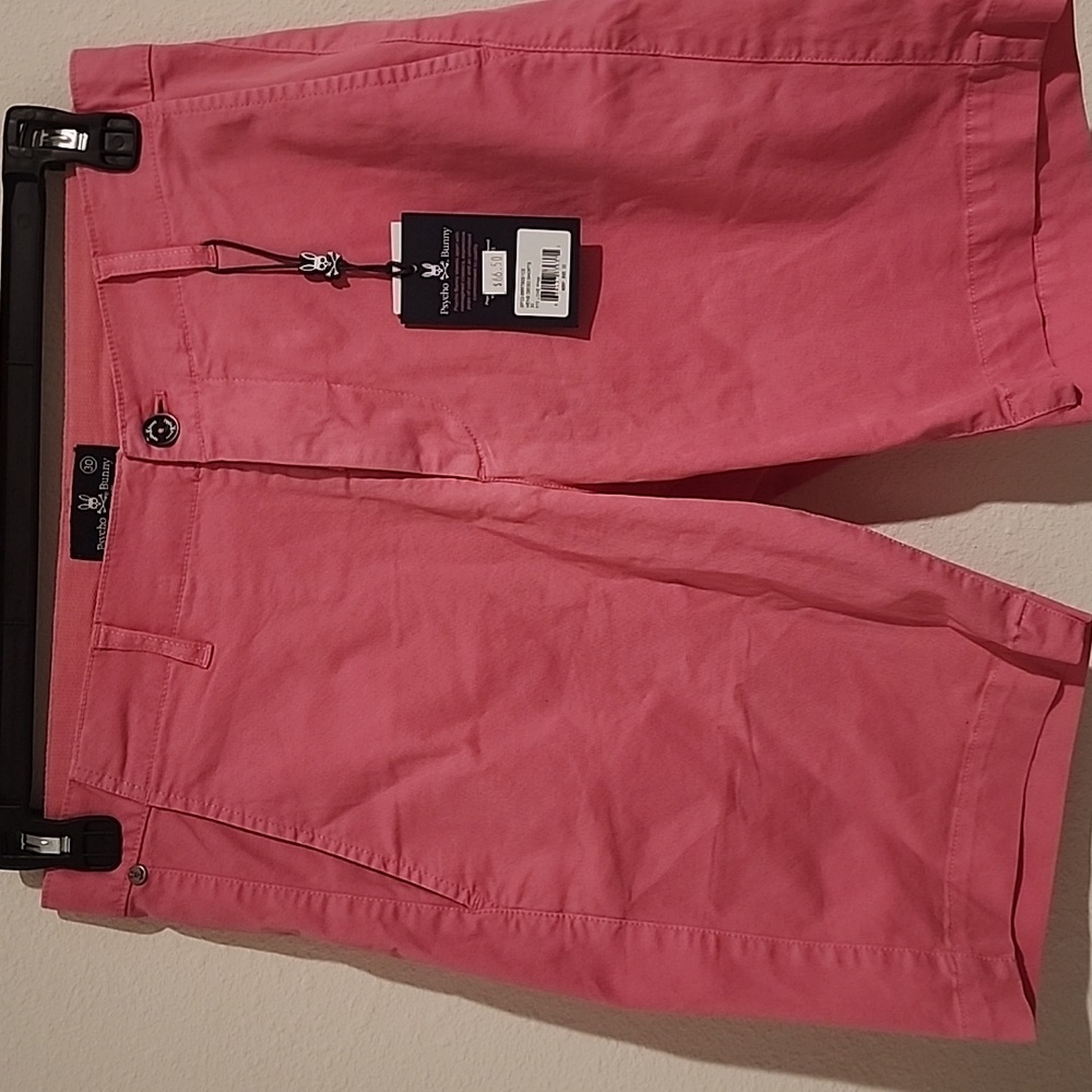 Psycho Bunny, Mens Diego Shorts, Love Pink, Size 30
